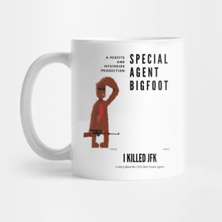 Fake Movie Poster Bigfoot CIA Assassin Mug